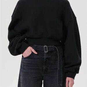 Agolde Kit Cropped Sweatshirt (NWT)